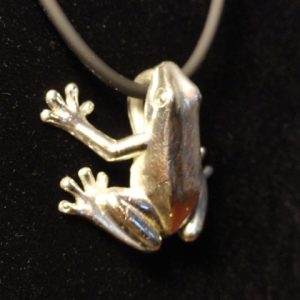 Frog Pendant - Sterling Silver