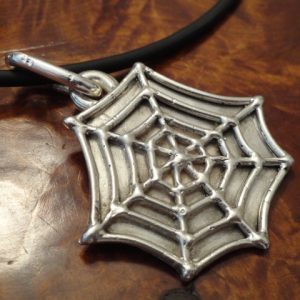 Spiderweb Pendant - Sterling Silver