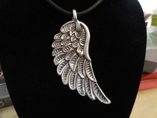 Angel Wing Pendant - Sterling Silver
