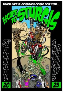 Sturgis 2025 Limited Edition Registration Poster