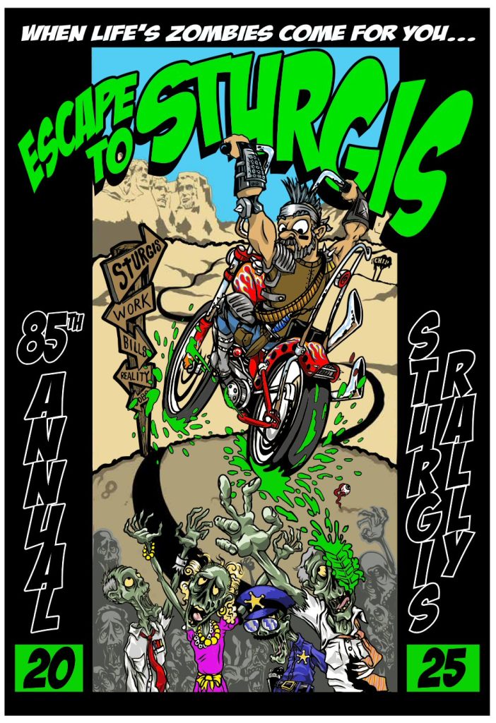 Sturgis 2025 Limited Edition Registration Poster