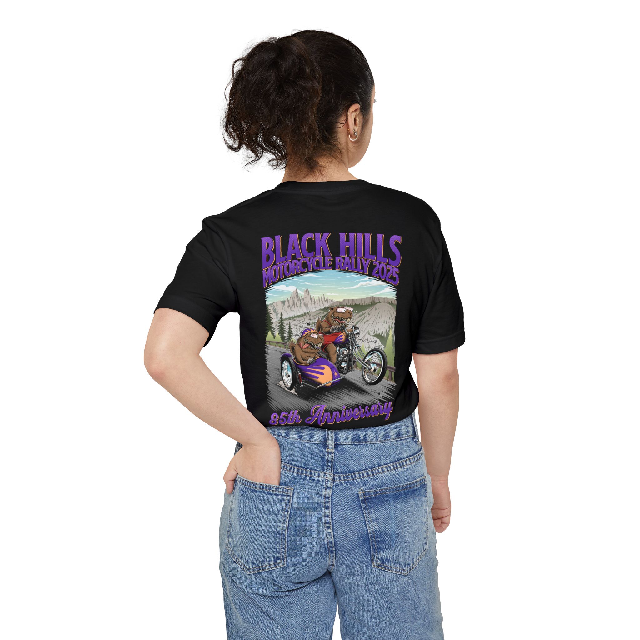 2025 Prairie Dog RatFink, Black Hills Rally, Pocket Tshirt - Image 8