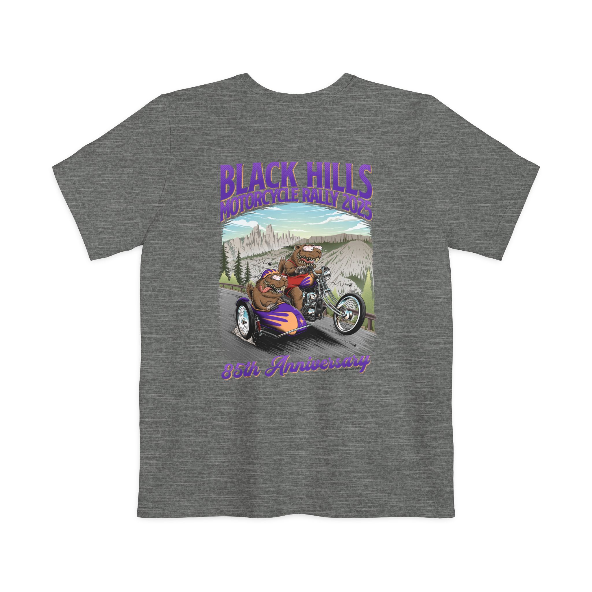2025 Prairie Dog RatFink, Black Hills Rally, Pocket Tshirt - Image 2