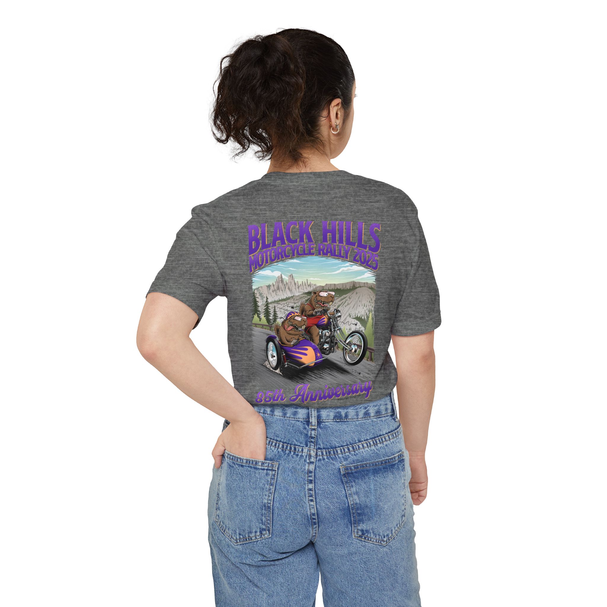 2025 Prairie Dog RatFink, Black Hills Rally, Pocket Tshirt - Image 4