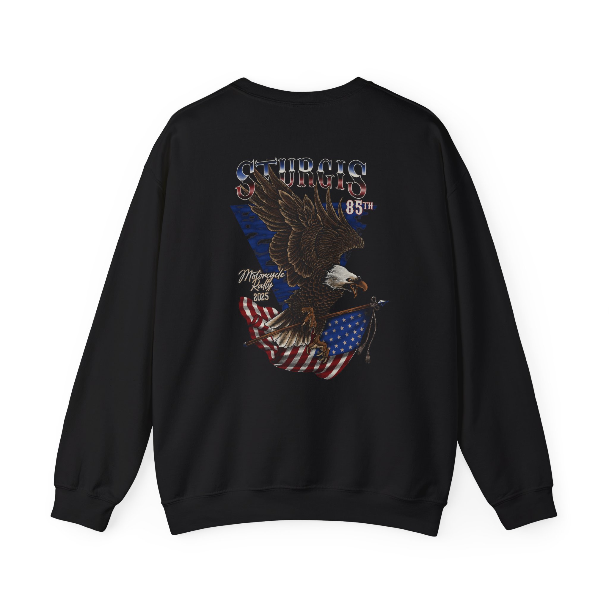2025, 85th Annual Sturgis Motorcycle Rally, Eagle SweatShirt, Black Friday Special - Image 6