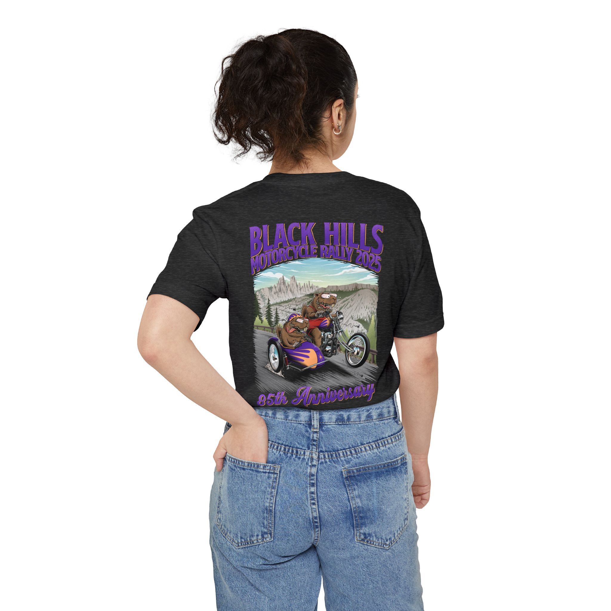 2025 Prairie Dog RatFink, Black Hills Rally, Pocket Tshirt - Image 12