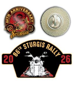 86th Sturgis Rally Pin & Patch set, 2026